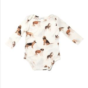 Angel Dear Long Sleeve Bodysuit, Big Brown Dogs NWT